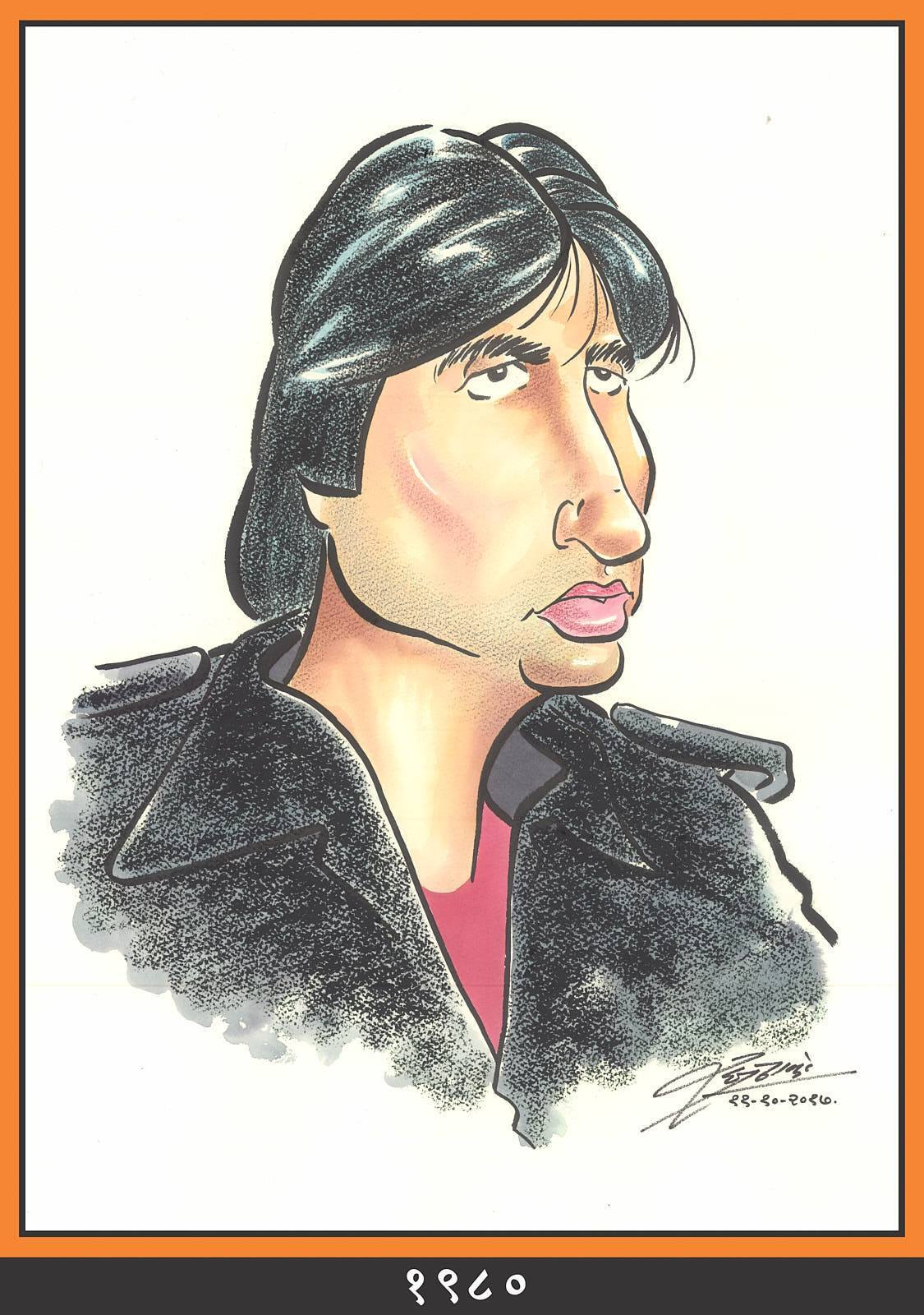 Raj Thackeray wishes Amitabh Bachchan through his caricatures