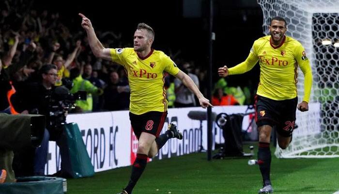 Tom Cleverley strikes late as Watford rock Arsenal