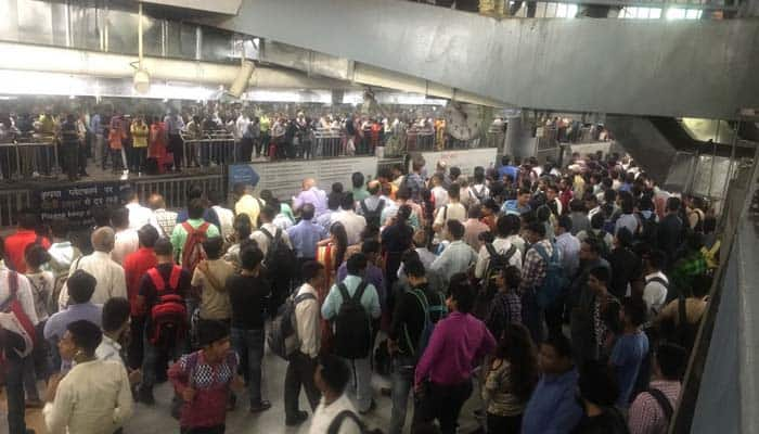 Delhi Metro Blue Line: Passengers fume as technical snag halts train services