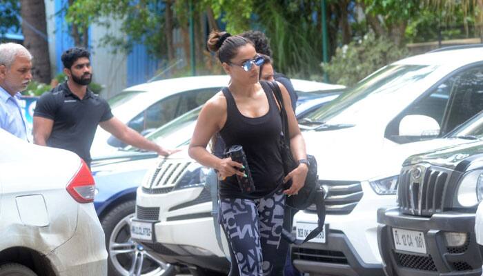 Bipasha Basu takes on Zumba to stay fit