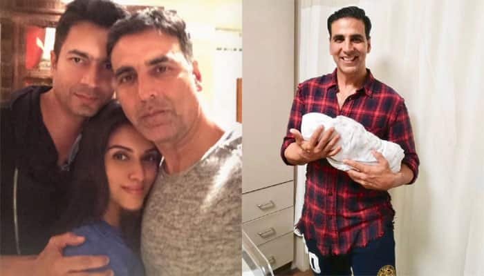 Akshay Kumar shares first glimpse of Asin and Rahul Sharma’s little angel