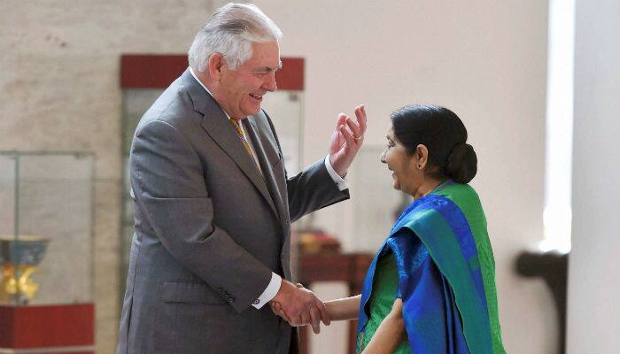 With eye on China, US Secretary of State Tillerson arrives for talks in India