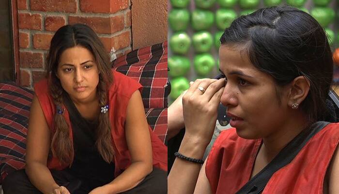 Bigg Boss 11, Day 24 written updates: Dhinchak Pooja and Hina Khan in tears