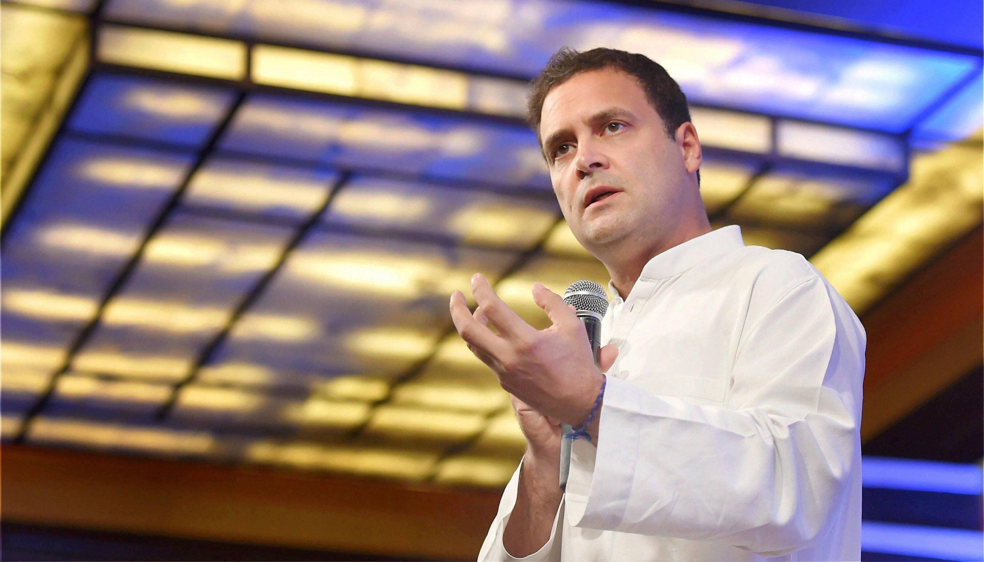 Big chest, small heart: Rahul Gandhi&#039;s dig at PM Narendra Modi