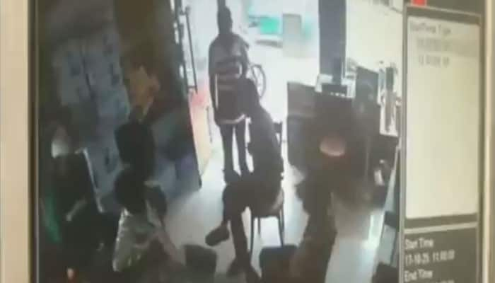 WATCH: Mobile phone emits smoke, leaves man injured in West Bengal