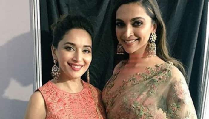 Deepika Padukone and Madhuri Dixit&#039;s pic is unmissable!