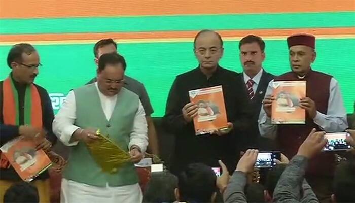 Himachal Pradesh assembly polls 2017: Arun Jaitley releases BJP&#039;s vision in Shimla