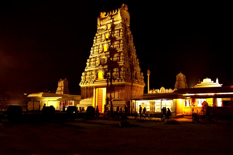 Tirumala Temple Night view