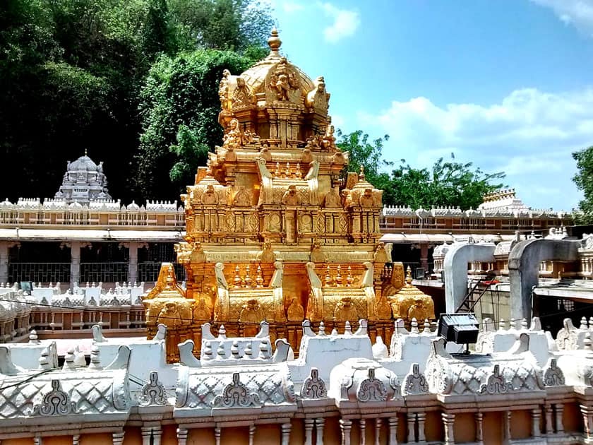 Golden gopuram of Tirumala Temple