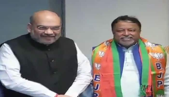 Former TMC MP Mukul Roy joins BJP, says proud to work under PM Modi