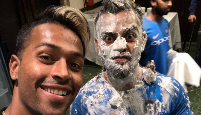 Hardik Pandya gets his revenge on birthday boy Virat Kohli, here&#039;s how