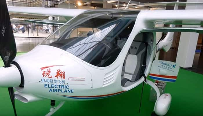 China successfully conducts first test-flight of electric plane