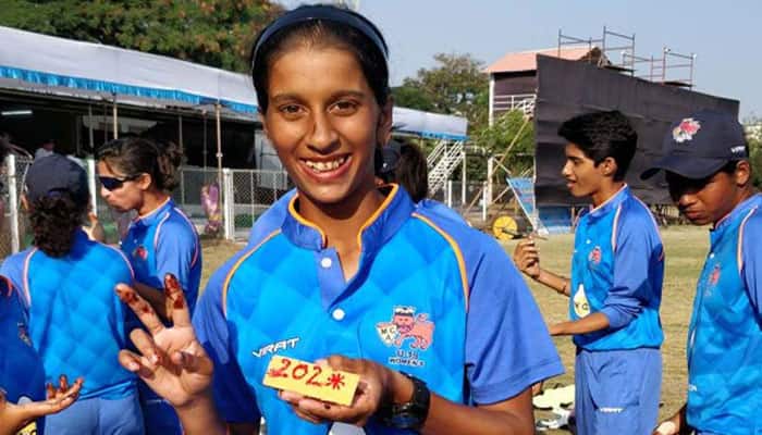 Mumbai girl Jemimah Rodrigues slams double century in 50-over cricket