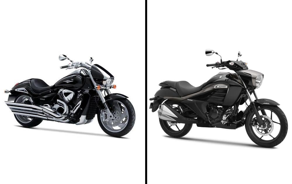 The bike borrows design elements from the mighty  Suzuki Intruder M1800R on sale globally.