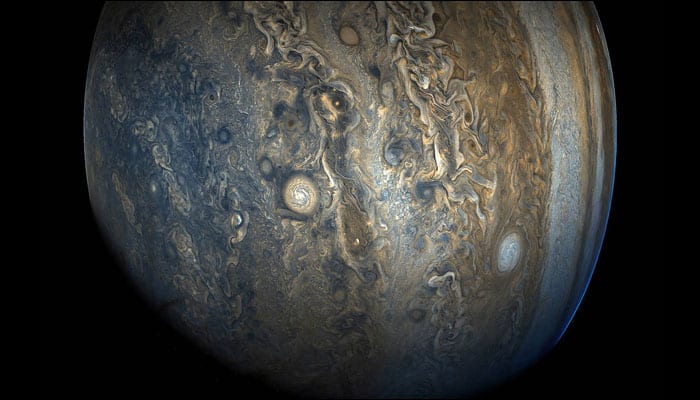 NASA&#039;s Juno beams back magnificent image of Jupiter&#039;s southern hemisphere