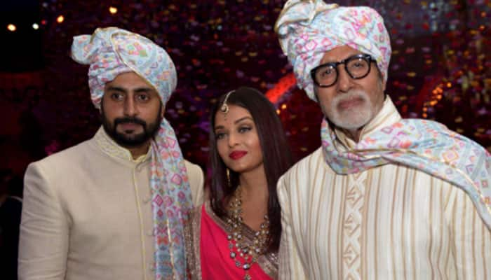 Abhishek Bachchan, Aishwarya Rai Bachchan groove to &#039;Dil Le Gae Kudi Gujarat Di&#039; at a family function—Watch