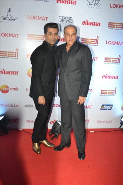 Directors Karan Johar and Ashutosh Gowariker at the red carpet of 