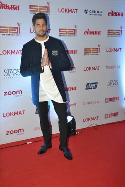 Actor Sidharth Malhotra at the red carpet of 