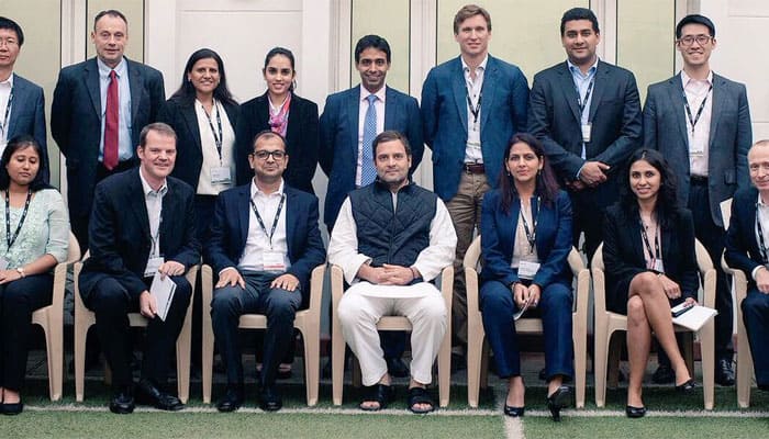 Rahul Gandhi meets FIIs, discusses economic, political challenges