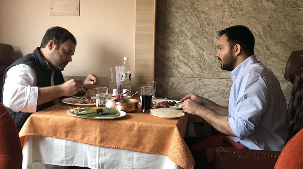 Rahul-Tejashwi on a &#039;lunch date&#039;, RJD leader says &#039;feel appreciated, grateful&#039; - See Pics