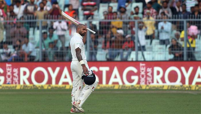 We&#039;ll aim for win on final day in rain-hit Kolkata Test, says Shikhar Dhawan