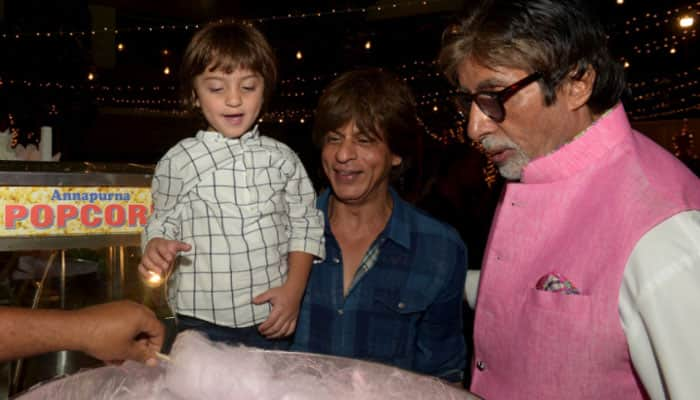 AbRam thinks Amitabh Bachchan is daddy Shah Rukh Khan’s Papa