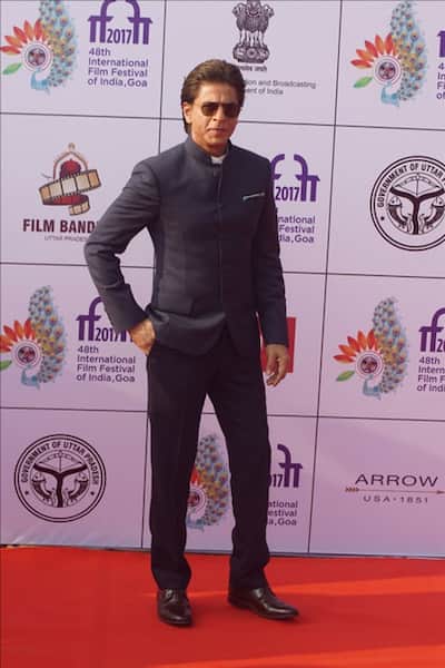 Actor Shah Rukh Khan during the opening ceremony of 48th edition of International Film Festival of India (IFFI) in Goa.