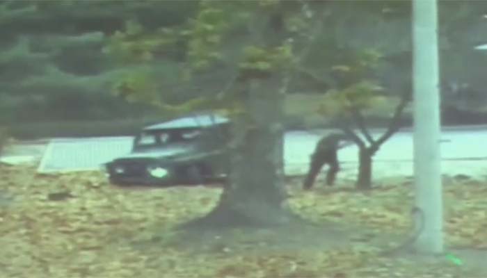 Dramatic footage shows North Korea defector`s border dash