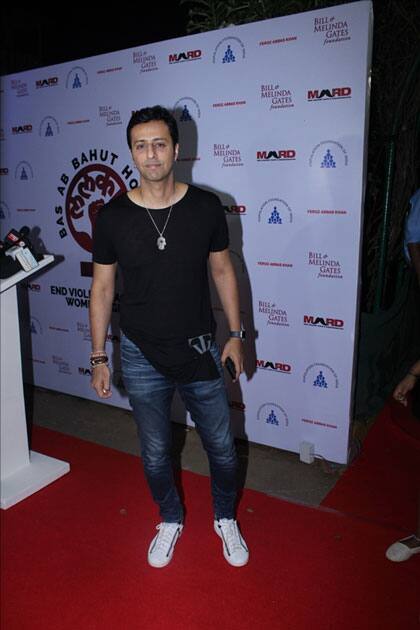 Music composer Salim Merchant at the red carpet of Lalkaar concert in Mumbai.