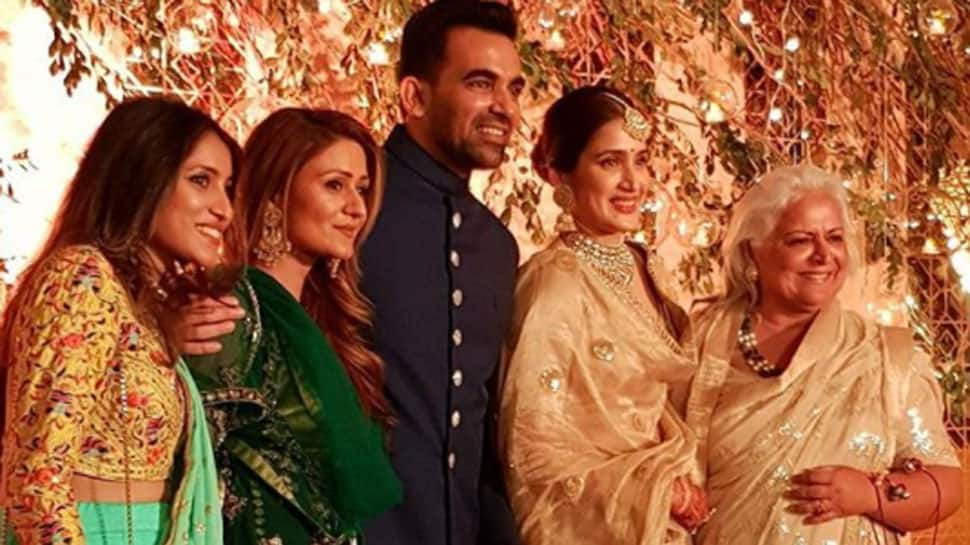 Zaheer Khan-Sagarika Ghatge&#039;s wedding reception was a starry affair! Pics