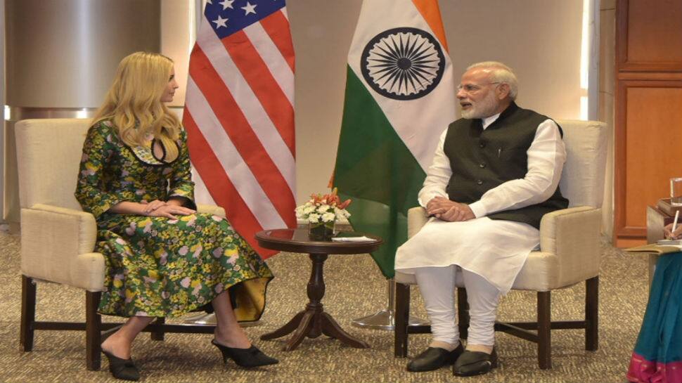 Ivanka Trump hails Narendra Modi&#039;s journey from tea-seller to Prime Minister