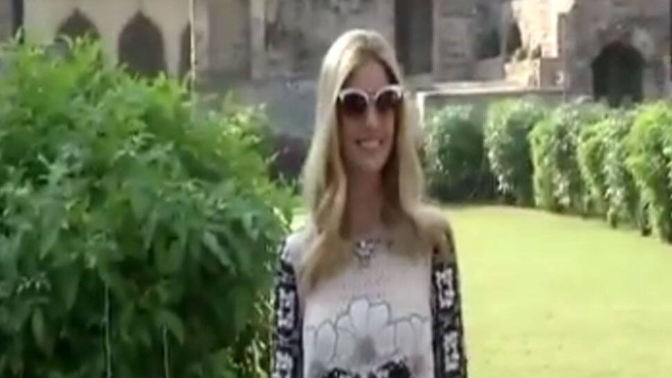 Watch: Ivanka Trump visits Hyderabad&#039;s famed Golconda Fort