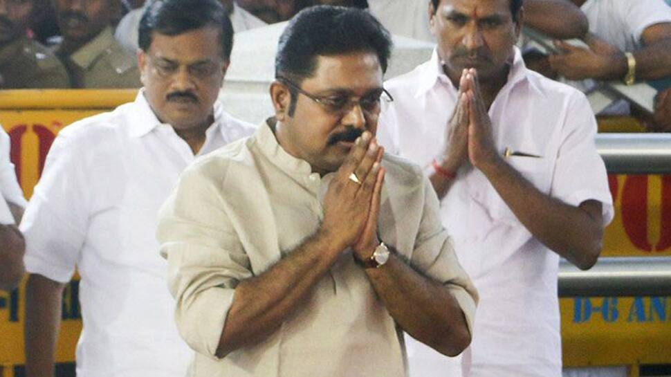 Dhinakaran files nomination for RK Nagar by-polls, says will teach opponents a lesson