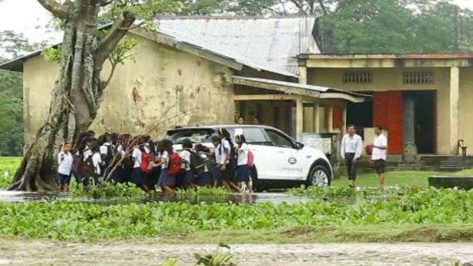 When high-end SUVs were deployed for flood-relief operations in Assam