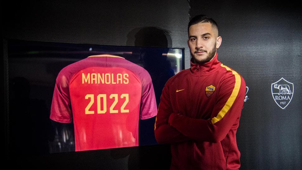 AS Roma defender Kostas Manolas pens down a new contract