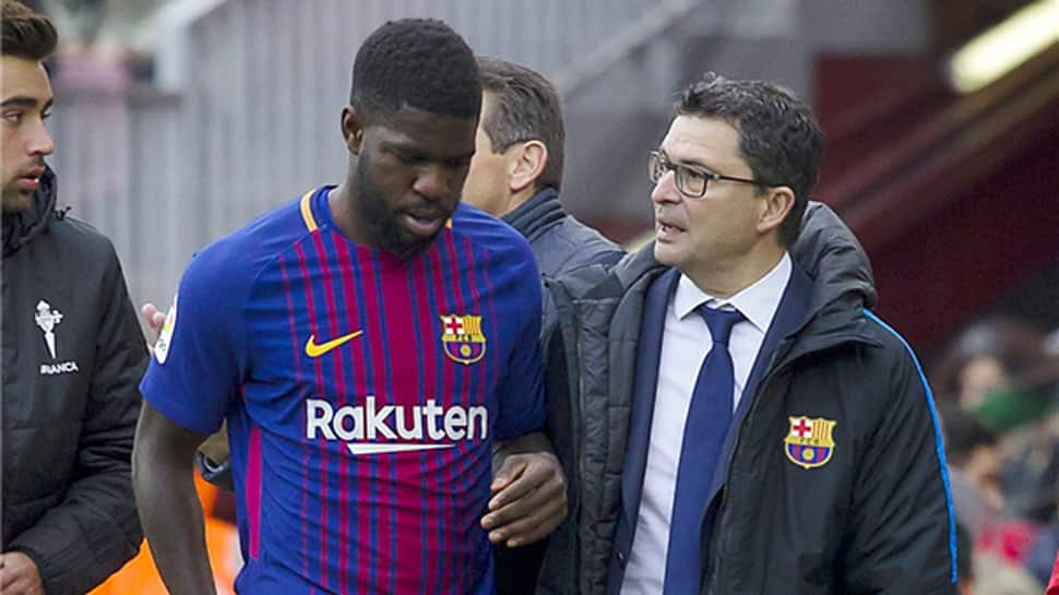 La Liga: Samuel Umtiti injury further rubs salt into Barcelona wounds, sidelined for eight weeks