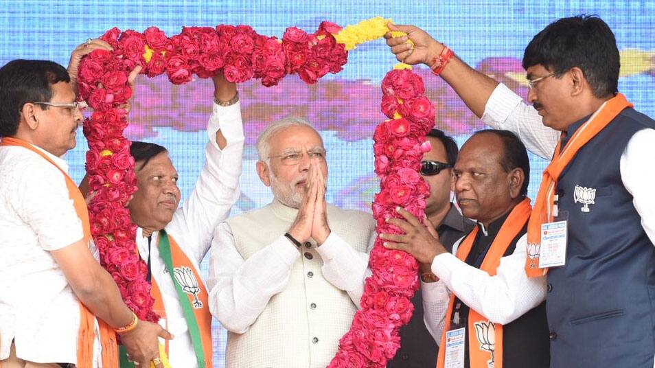 Congress associated with evils of casteism, communalism: PM Narendra Modi in Rajkot