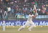 Indian skipper Virat Kohli in action on Day 2 of the third test match between India and Sri Lanka at Feroz Shah Kotla Stadium in New Delhi.