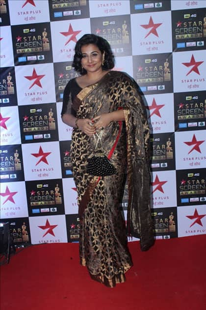 Actress Vidya Balan at the red carpet of 