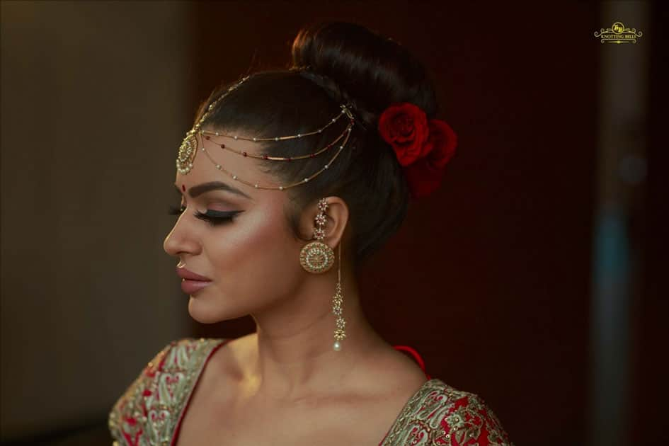 Actress Aashka Goradia during her wedding in Mumbai.