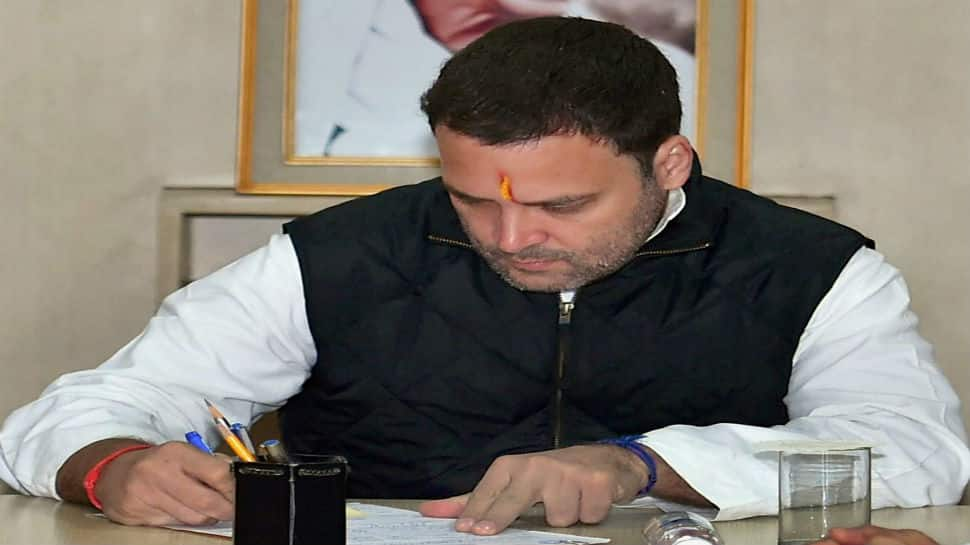 Rahul Gandhi files nomination, set to become Congress President