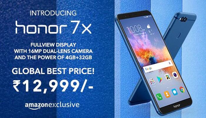 Huawei 4GB Honor 7X launched, available in India from December 7