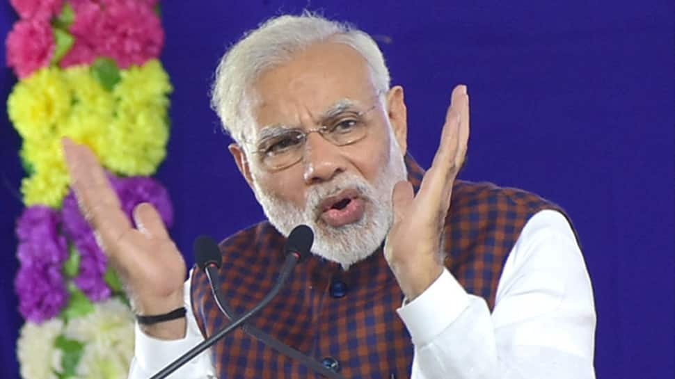 PM Narendra Modi takes dig at Congress claim on Gujarat win, refers to Cyclone &#039;Ockhi&#039; that did not come