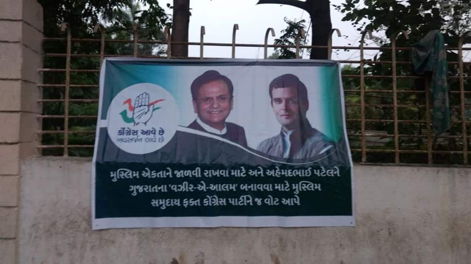 Posters in Surat call for Muslims to support Congress to make Ahmed Patel Gujarat CM