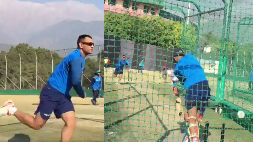 India vs Sri Lanka, 1st ODI: MS Dhoni warms up with pace bowling in Dharamsala — Video