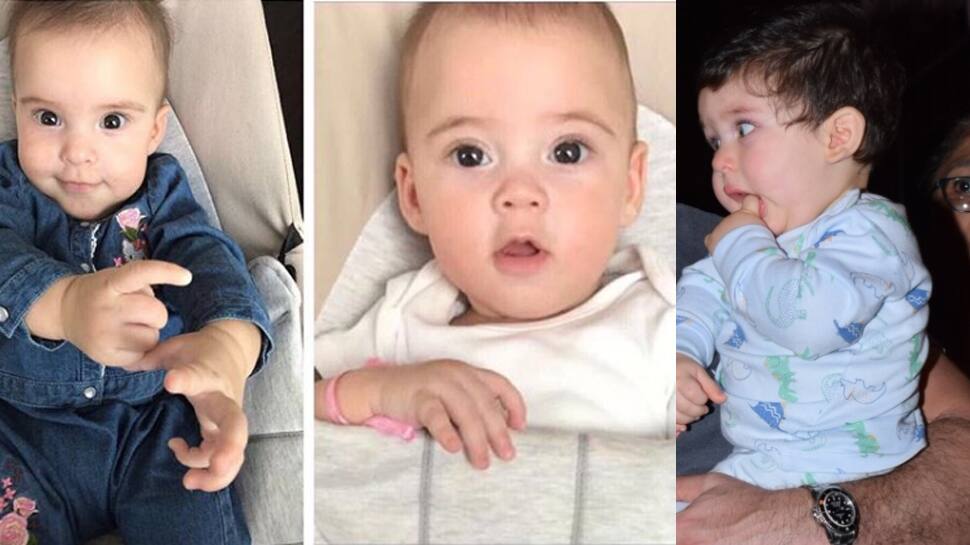 Taimur Ali Khan looks adorable playing with Karan Johar&#039;s twins—See pic