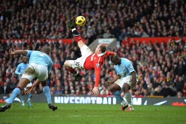 The Manchester Derby: Wayne Rooney&#039;s stunner against Manchester City in 2011 - WATCH