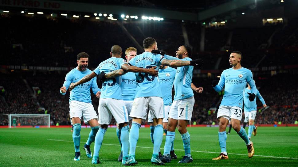 EPL: Manchester City beat Manchester United 2-1 in a nerve-wracking derby win