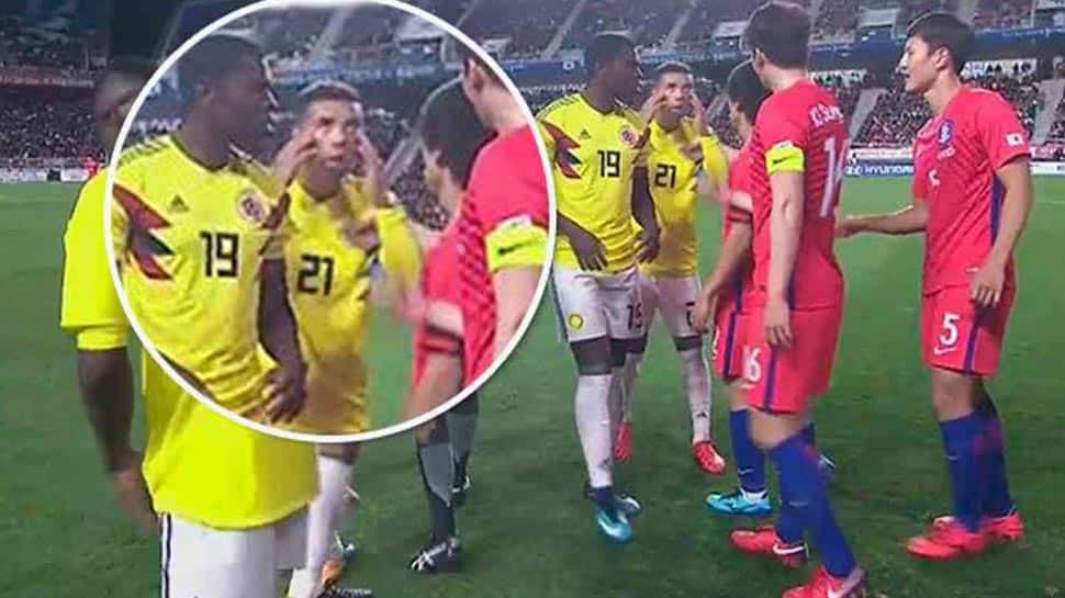 Colombia S Edwin Cardona Gets Five Game Ban For Racist Gesture Football News Zee News