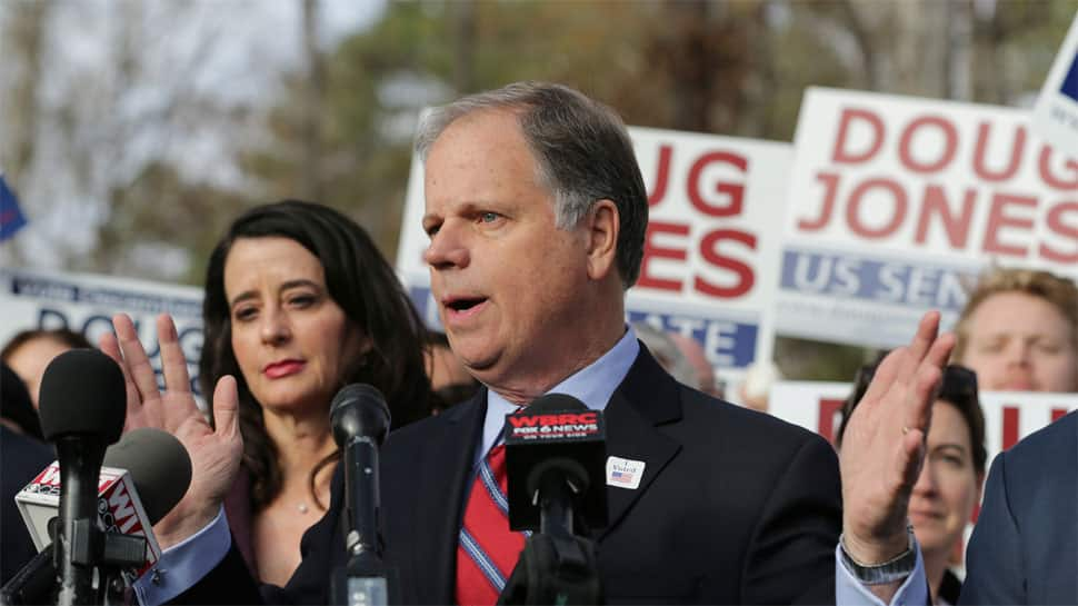 Democrat Doug Jones wins US Senate seat in Alabama in setback for Donald Trump